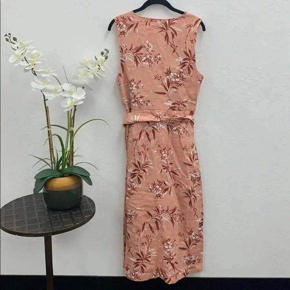 Joie NWT Ethelda Floral-Print V-Neck Midi Dress size Large - Picture 7 of 7